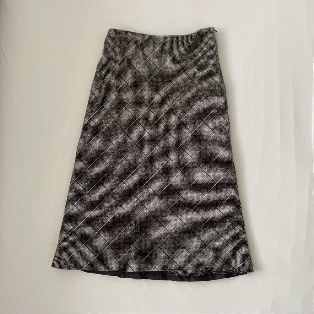 Zara wool midi skirt
